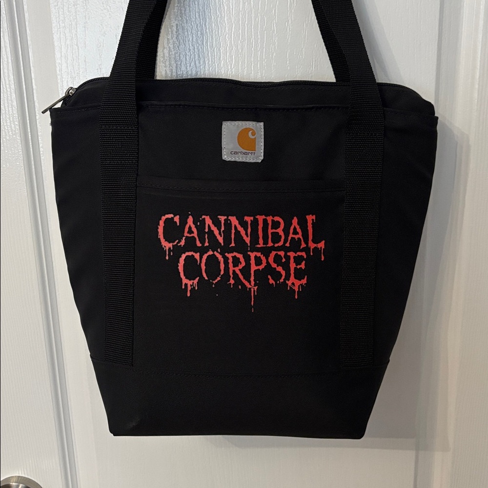 Cannibal Corpse x Carhartt Tote/Cooler Bag. 2 Compartments.  Insulated.